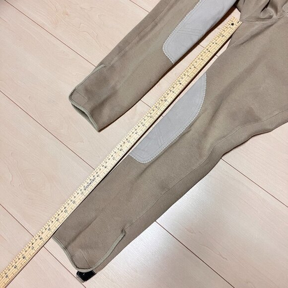 Elation Riding Breeches Tan Knee Patch Sz 30 L Jodphur Pants Jods - Picture 10 of 11